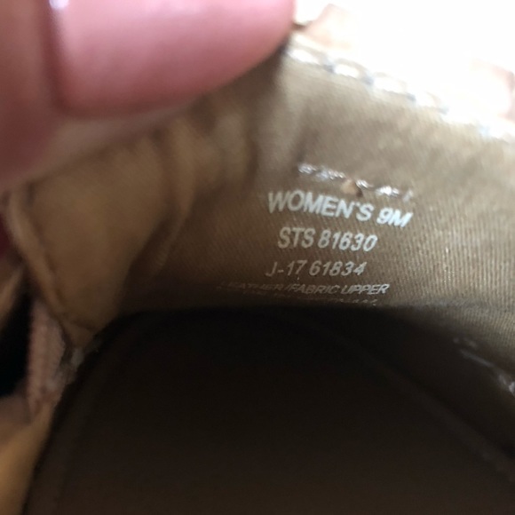 Sperry Gold Metallic and Leather Boat Shoe - Picture 6 of 8